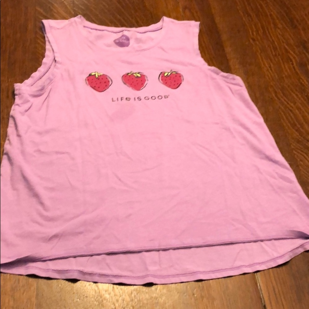 Life is good tank top